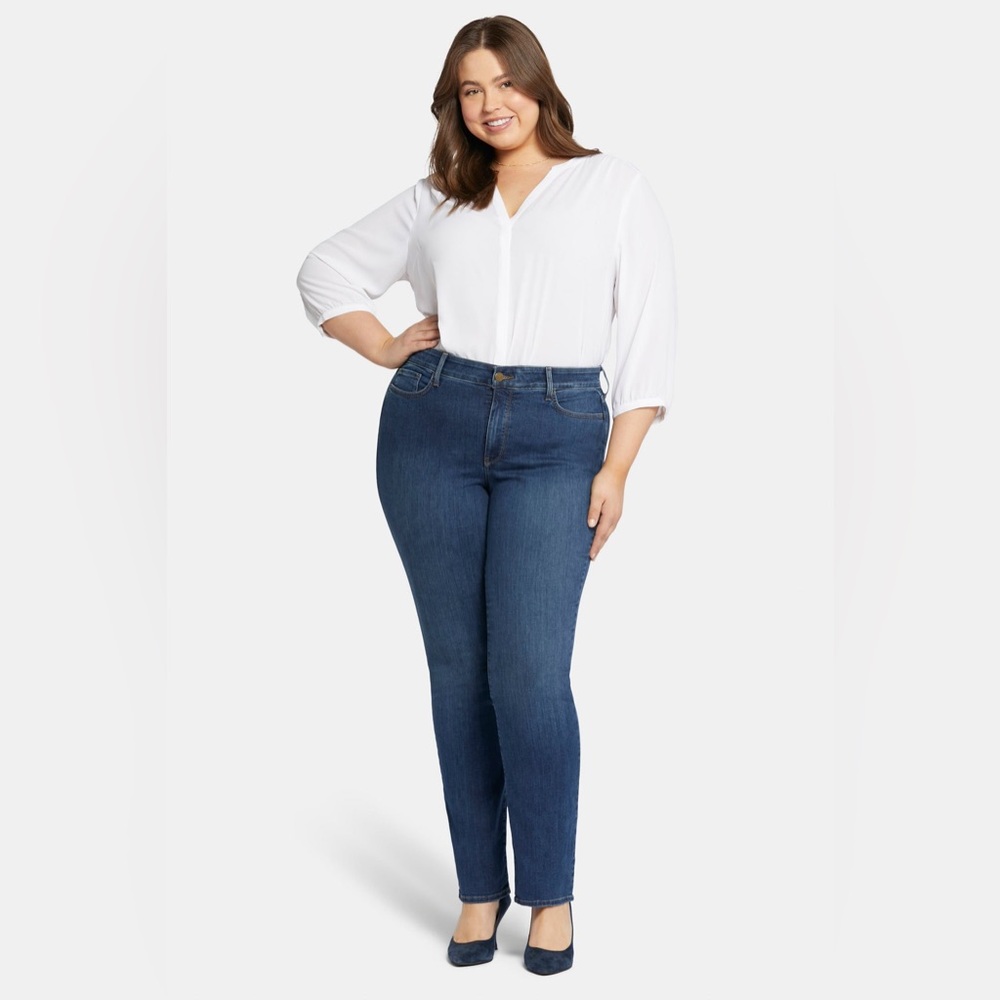 NYDJ Marilyn Straight Lift x Tuck Jeans